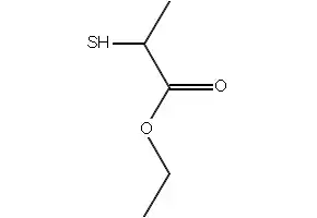 Ethyl 2-mercaptopropionate structure, CAS 19788-49-9