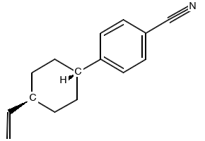 TRANS-4-(4-VINYL-CYCLOHEXYL)-BENZONITRILE structure, CAS 96184-42-8