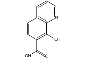 8-Hydroxyquinoline-7-carboxylic acid structure, CAS 19829-79-9
