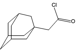 1-Adamantaneacetyl chloride structure, CAS 19835-38-2