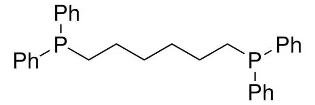 1,6-Bis(diphenylphosphino)hexane structure, CAS 19845-69-3