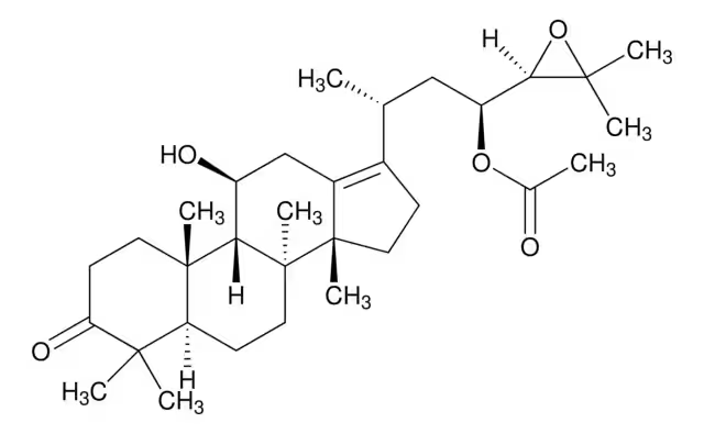 Alisol acetate B structure, CAS 19865-76-0
