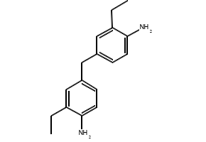 4,4'-Methylenebis(2-ethylbenzenamine) structure, CAS 19900-65-3