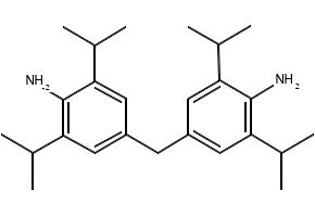 4,4'-Methylenebis(2,6-diisopropylaniline) structure, CAS 19900-69-7