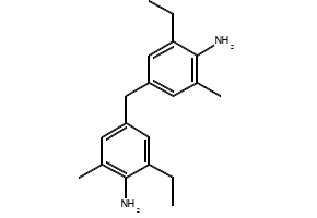4,4'-Methylenebis(2-ethyl-6-methylaniline) structure, CAS 19900-72-2