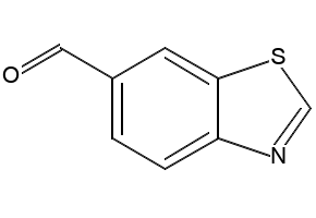 6-Benzothiazolecarboxaldehyde structure, CAS 19989-67-4