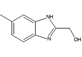 (6-Methyl-1H-benzimidazol-2-yl)methanol structure, CAS 20034-02-0