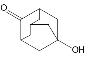 5-Hydroxyadamantan-2-one structure, CAS 20098-14-0