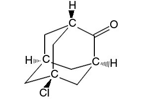5-Chloro-2-adamantanone structure, CAS 20098-17-3