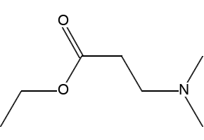 Ethyl 3-dimethylaminopropionate structure, CAS 20120-21-2