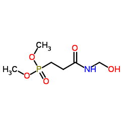 3-(Dimethylphosphono)-N-methylolpropionamide structure, CAS 20120-33-6