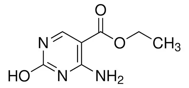 Ethyl 4-amino-2-hydroxypyrimidine-5-carboxylate structure, CAS 20187-46-6