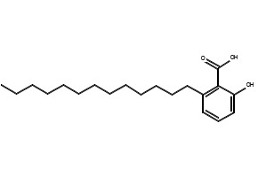 Ginkgoneolic acid structure, CAS 20261-38-5