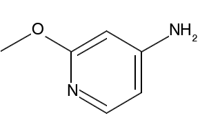 4-Amino-2-methoxypyridine structure, CAS 20265-39-8