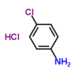 4-Chlorobenzenamine hydrochloride structure, CAS 20265-96-7