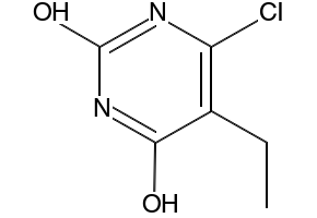 6-Chloro-5-ethyluracil structure, CAS 20295-24-3