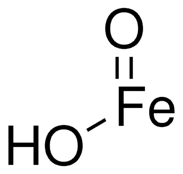 Iron hydroxide oxide structure, CAS 20344-49-4