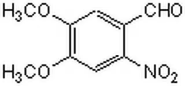 6-Nitroveratraldehyde structure, CAS 20357-25-9