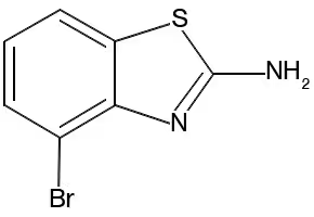 2-Amino-4-bromobenzothiazole structure, CAS 20358-02-5