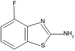 2-Amino-4-fluorobenzothiazole structure, CAS 20358-06-9