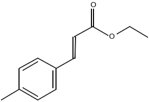 Ethyl 4-methylcinnamate structure, CAS 20511-20-0
