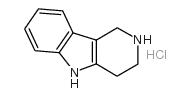 2,3,4,5-Tetrahydro-1H-pyrido[4,3-b]indole hydrochloride structure, CAS 20522-30-9