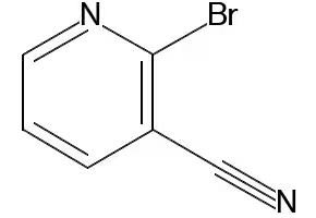 2-Bromonicotinonitrile structure, CAS 20577-26-8