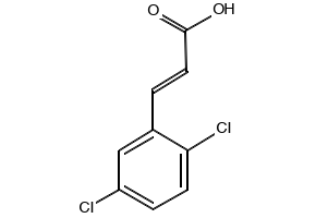 2,5-Dichlorocinnamic acid structure, CAS 20595-47-5