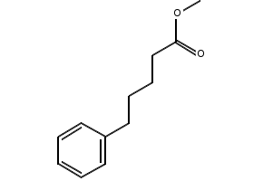 5-Phenylpentanoic acid methyl ester structure, CAS 20620-59-1