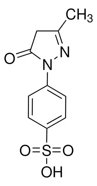 1-(3'-Chlorophenyl)-3-methyl-5-pyrazolone structure, CAS 20629-90-7