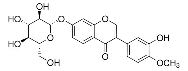 Calycosin-7-O-beta-D-glucoside structure, CAS 20633-67-4