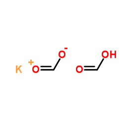 Potassium diformate structure, CAS 20642-05-1