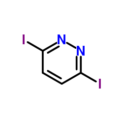 3,6-Diiodopyridazine structure, CAS 20698-04-8