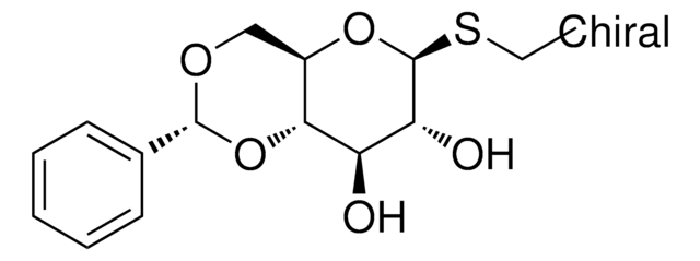 Ethyl 4,6-O-benzylidene-beta-D-thioglucopyranoside structure, CAS 20701-61-5