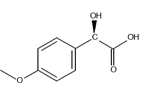 D-4-Methoxymandelic acid structure, CAS 20714-89-0