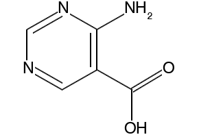 4-Aminopyrimidine-5-carboxylic acid structure, CAS 20737-41-1