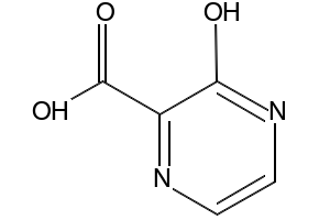 3-Hydroxy-2-pyrazinecarboxylic acid structure, CAS 20737-42-2