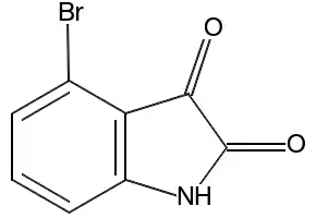 4-Bromoisatin structure, CAS 20780-72-7