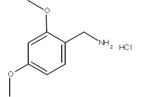 2,4-Dimethoxybenzylamine hydrochloride structure, CAS 20781-21-9