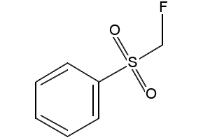 Fluoromethyl phenyl sulfone structure, CAS 20808-12-2