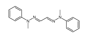 Glyoxal bis(N-methyl-N-phenylhydrazone) structure, CAS 20915-45-1
