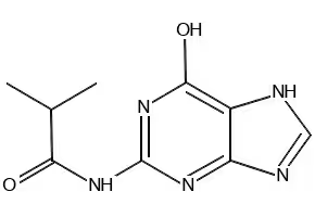 N-(6,7-Dihydro-6-oxo-1H-purin-2-yl)-2-methylpropanamide structure, CAS 21047-89-2