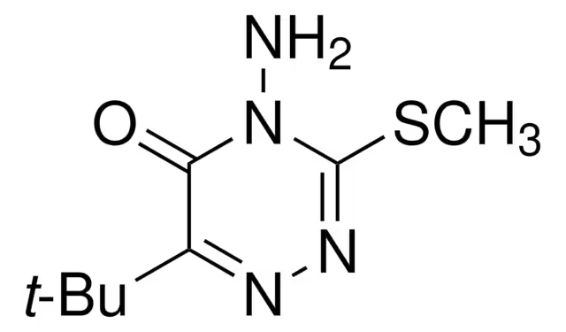 Metribuzin structure, CAS 21087-64-9