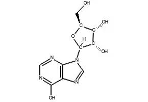 L-Inosine structure, CAS 21138-24-9