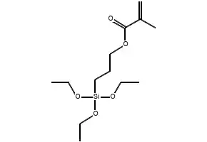 3-(Triethoxysilyl)propyl methacrylate structure, CAS 21142-29-0