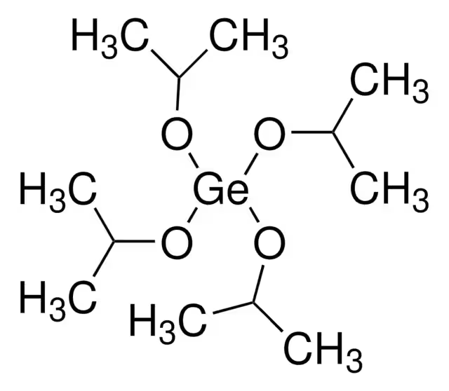 Germanium (IV) isopropoxide structure, CAS 21154-48-3