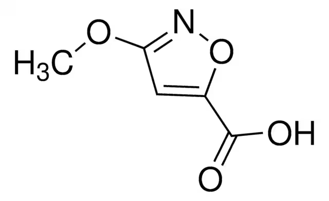 Isoxazole-5-carboxylic acid structure, CAS 21169-71-1