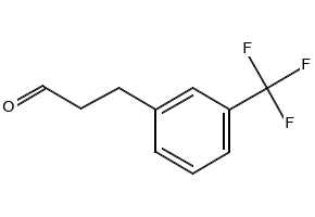 3-(Trifluoromethyl)benzenepropanal structure, CAS 21172-41-8