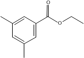 Ethyl 3,5-dimethylbenzoate structure, CAS 21239-29-2