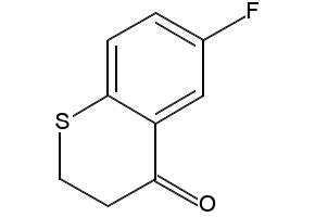 6-Fluorothio-4-chromanone structure, CAS 21243-18-5